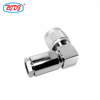 Connecteur à pince mâle de type N Connecteur RF à angle droit à 90 degrés pour câble coaxial RF LMR400 RG8 RG213 RG214 H1000 Connecteurs coaxiaux RF