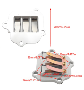 Gruppo valvola Reed ad alte prestazioni 300 13610 04-00 per <span class=keywords><strong>Ya</strong></span> <span class=keywords><strong>m</strong></span> Aha PW80 PY80 CY80 V80 Y100 80cc Dirt Bike GXKSAT - Product Image 6