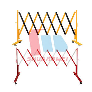 개폐식 접이식 스틸 + 알루미늄 보안 장벽 모바일 도로 교통 솔루션 - Product Image 1