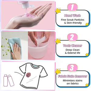 Timesrui 8oz Résine Rose Nettoyante Vente Chaude pour Savon Exfoliant pour les Mains Adoucissant l'Eau <span class=keywords><strong>D</strong></span>étergent Efficace pour le Lavage et le Nettoyage - Product Image 4