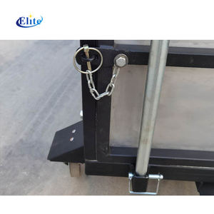 Chariot de collecte des débris à haute capacité, chariot de nettoyage pour serre et ferme, unité de manutention des déchets à mobilité facile - Product Image 3