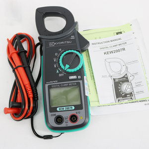 Kyoritsu Kew2007r Digital AC <b>Clamp</b> Meter True RMS Electricians' Multi-Functional Current Resistance Continuity 1000A CAT III - Product Image 6