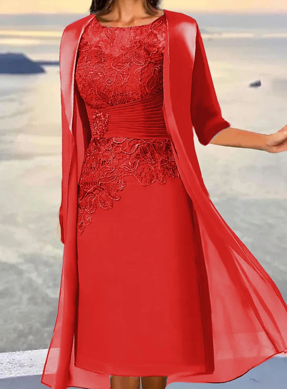 midi dresses for mother of bride