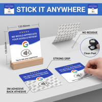 Carte NFC Google/INS/TK Review, programmable, adaptée aux entreprises et aux bureaux - affichage des commentaires, promotion des cadeaux, personnalisable