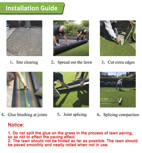 Lingwo Bán buôn giá rẻ môi trường PE Astro Golf <span class=keywords><strong>Turf</strong></span> cuộn trang trí ngoài trời Faux tổng hợp sân cỏ nhân tạo tốt nhất - Product Image 4