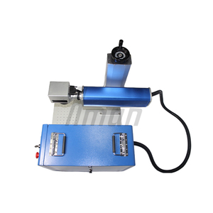 Machine de marquage laser à double fibre et UV 50W pour gravure de précision, unité portative refroidie par air avec zone de travail de 110x110mm, logiciel EZCAD - Product Image 3