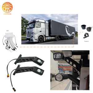 12 24V FM remorque Parking musique Radio Radar système avec indicateur LED pour HGV camion carrière Construction ordures camion Bus exploitation minière - Product Image 1