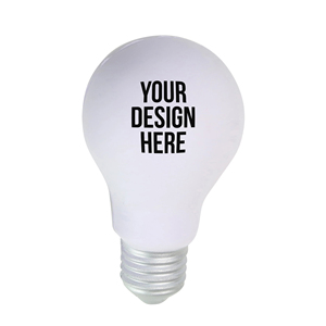 Juguete Antiestrés con Forma de Bombilla, de Espuma PU Suave, con Logotipo Personalizado, Idea Brillante para Eventos Promocionales de Empresas - Product Image 2