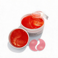 Patchs Hydrogel Cristallins OEM à l'Extrait de Fruits Rouges, Collagène, Hydratation Profonde, Lisse les Rides Sèches, Éclaircit les Cernes, Masque Contour des Yeux