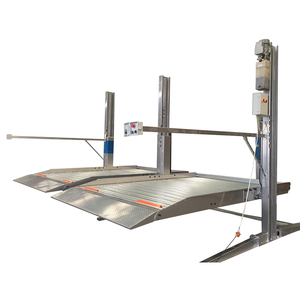 Maximisez l'espace de <span class=keywords><strong>garage</strong></span> commercial avec le monte-voitures double plateforme à deux niveaux Maihaisheng - Product Image 1