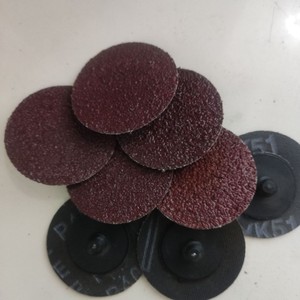 Kangxin 50mm Fiber Sanding Disc Locking <b>Threaded</b> Polishing Grinding Disc 2-Inch Button Shape - Product Image 2