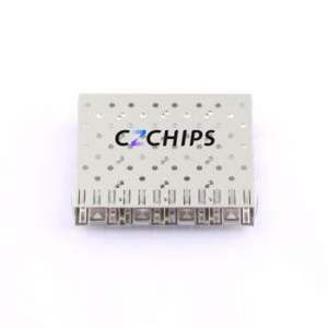 SFP 1658723 1X4H Optical Module Connector Through hole Component (THT) Connector Case (Cage) SFP 4 - Product Image 1