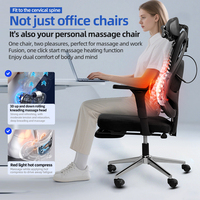 Chaise de bureau ergonomique en maille de haute qualité, nouveau design, pour manager, patron, cadre supérieur, avec fonction massage