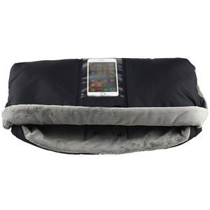 <span class=keywords><strong>Guanti</strong></span> <span class=keywords><strong>Invernali</strong></span> Antigelo in Pile per Passeggino con Tasca in PVC per Telefono - Product Image 2