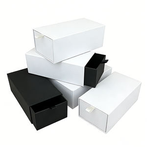 Wholesale Black Hair Rigid Shampoo Box Recyclable <b>Drawer</b> Gift Packaging Boxes - Product Image 1