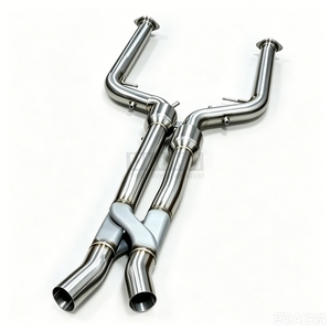 Tube intermédiaire d'<span class=keywords><strong>échappement</strong></span> avec tube en Z, tube de remplacement OEM en acier inoxydable pour BMW X3M X4M F97 F98 S58 3.0T 2022-2026 Pièces automobiles - Product Image 3