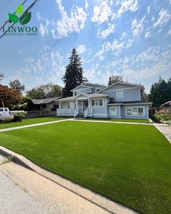 Gazon <span class=keywords><strong>synthétique</strong></span> composite vert <span class=keywords><strong>pour</strong></span> extérieur, tapis de gazon artificiel 40 mm 50 mm <span class=keywords><strong>pour</strong></span> événements, aménagement paysager de jardin - Product Image 3