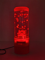 Lampe méduse électrique en ABS en forme de piano, lampe de table LED pour aquarium, veilleuse d'ambiance à changement de couleur