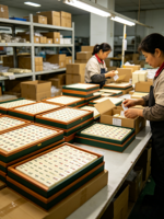 Ensemble de Mahjong de Luxe avec Coffret Cadeau pour Soirées en Famille, Réunions d'Amitiés, Fêtes, Cadeau de Fêtes, Logo Personnalisé, Vente en Gros, Fabrication en Usine, Rayures