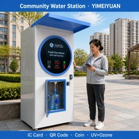 Distributeur d'eau automatique riche en hydrogène, station d'eau potable commerciale à hydrogène électrolytique, lumière UVend