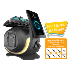 पेशेवर त्वचा देखभाल चेहरे प्रणाली मास्टर 8 में 1 पनबिजली त्वचा सौंदर्य चेहरे ऑक्सीजन बुलबुला डर्माब्रेशन सिस्टम डिवाइस - Product Image 6