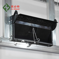 Nouveau panneau de fenêtre d'admission d'air U-BEST UBT-03 en ABS pour poulets de chair et poules pondeuses