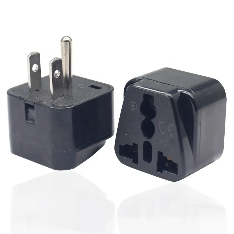 Universal to US USA Canada AC Travel Power Plug Adapter Converter