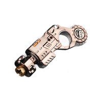 YJ Mini Pistolet en métal EDC anti-stress, jouet à éjecter, Fidget Spinner, curseur mécanique, roue à cliquet, anneau de décompression pour adultes