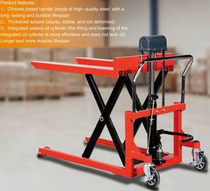 รถยกพาเลทแบบกรรไกรไฮดรอลิกแบบแมนนวล รับน้ำหนักได้ 1000 กก. ปรับความสูงได้ 85-850 มม. - Product Image 2