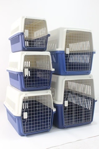 Cage de voyage pliable <span class=keywords><strong>en</strong></span> plastique portable, boîte de <span class=keywords><strong>transport</strong></span> durable pour <span class=keywords><strong>animaux</strong></span> de compagnie, conforme aux normes aériennes, nouveau modèle amélioré - Product Image 3