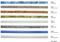 Nouvelle Bande LED Flexible en Plastique Extrudé, Diffuseur Linéaire, Style Coquillage Chinois, Effet Marbre Noir Opale, Plusieurs Couleurs, Abat-jour de Lampe Canal