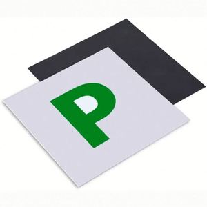 Etiquetas Adhesivas Magnéticas Personalizadas de Papel Suave Impermeable para Conductores Principiantes, 7*7 Pulgadas, para Automóviles, Modernas y Portátiles - Product Image 2