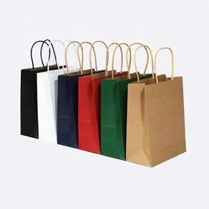 ถุงกระดาษคราฟท์สั่งทำขายส่ง ถุงกระดาษสีน้ำตาลสำหรับบรรจุอาหาร ถุงกระดาษสำหรับซื้อกลับบ้าน - Product Image 2
