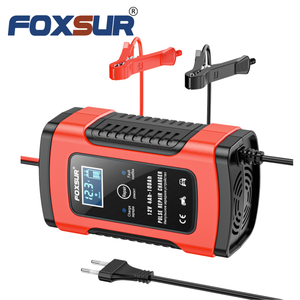 Cargador de Batería de Coche FOXSUR 12V 5A, Reparación Inteligente Automática por Pulsos, para Baterías AGM, GEL, EFB de Ciclo Profundo, Cargador de Batería de Plomo-Ácido 12v5a - Product Image 3