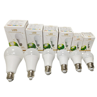Ampoules LED pour plafonniers 7W 9W 12W 15W 18W Culot B22 E27 Matière première du fabricant pour ampoules LED