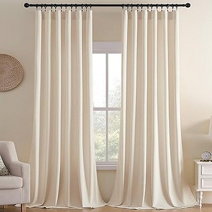 Tùy chỉnh kích thước hiện đại Polyester màn rèm cửa nhiệt & đồng bằng màu sắc cho nhà & khách sạn sử dụng - Product Image 5