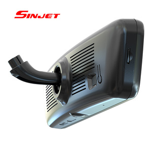 Sinjet 8.2 inch màn hình cảm ứng điểm mù gương Dash Cam phía trước và phía sau xe hộp đen Máy ảnh ống kính kép Dash Cam cho Chevrolet - Product Image 2