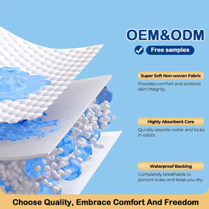Couches jetables super absorbantes pour adultes, <span class=keywords><strong>protection</strong></span> nocturne, noyau anti-fuites doux, tissu respirant, testées dermatologiquement pour usage quotidien des personnes âgées - Product Image 6