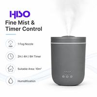 Humidificateur d'air ultrasonique en plastique 2,2 L, 1 buse, fonctionnement silencieux, minuterie d'arrêt automatique 2/4/8H, diffuseur d'huiles essentielles 25W universel