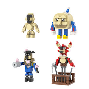 MOC1644 sonnolenta luna Foxy capitano Springlock 266 pz mattoncini cinque notti a cinque Set da gioco assemblare blocchi da costruzione per bambini giocattoli regalo - Product Image 2