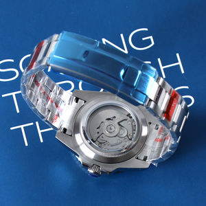 Cadran de montre personnalisable (nom/logo) avec mouvement mécanique automatique NH35, verre saphir, étanche 100 mètres, montre de luxe sans logo - Product Image 4