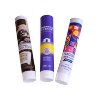 Tubo de Embalaje Vacío Personalizado de Aluminio y Plástico con Tapa de Rosca Abatible, Ecológico, para Pasta de Dientes y Pestañas Postizas