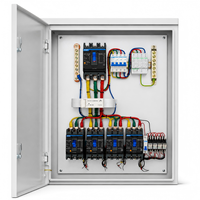 Armoire électrique murale triphasée à boîtier métallique, tableau de distribution de puissance avec disjoncteurs CHINT NXBLE, prix usine, OEM