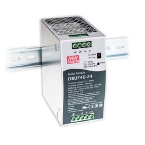 Mean Well DBUF40-24 <b>24V</b> 40A DIN Rail Buffer Module <b>Power</b> <b>Supply</b> Single Output Natural Convection Cooling - Product Image 1