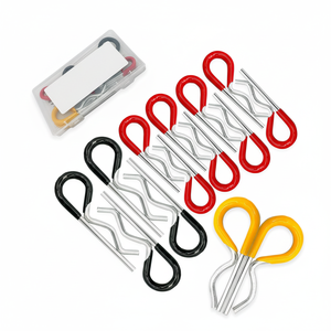 14 pièces Goupilles fendues en acier robuste à ressort pour remorques, tracteurs, tondeuses, chariots, camions - 3 tailles - Product Image 6