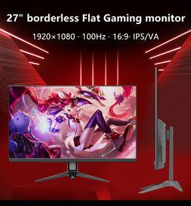 Vente directe d'usine, moniteur de jeu sans cadre plat 27 pouces 1k 100Hz, temps de réponse rapide, moniteur de bureau - Product Image 2