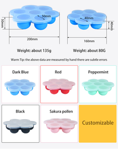 <span class=keywords><strong>Mini</strong></span> molde de silicona para paletas de hielo, máquina para hacer paletas de helado, moldes para paletas, herramienta de suplemento alimenticio DIY para bebés - Product Image 6