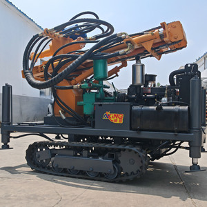 Impianto di Perforazione su Cingoli <span class=keywords><strong>Deep</strong></span> <span class=keywords><strong>Rock</strong></span>, Perforatrice Idraulica per Pozzi d'Acqua da 230 Metri, Impianto di Perforazione Portatile - Product Image 3