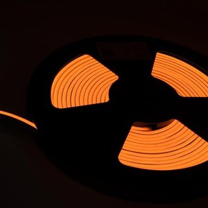 Tira de LED Neon Flex de 24V IP65, Rollo de 10M, Amarillo, Cortable, 10W/M - Product Image 1