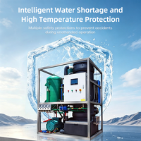 Machine à glace en tubes de qualité alimentaire pour le refroidissement chimique, la conservation des poissons, la production de glace commerciale et industrielle, personnalisable